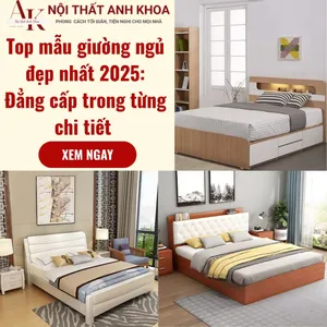 Top Mẫu Giường Ngủ Đẹp Nhất 2025: Đẳng Cấp Trong Từng Chi Tiết