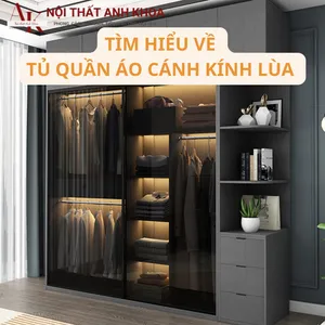 Tất Tần Tật Về Tủ Quần Áo Cánh Kính Lùa Hiện Đại, Sang Trọng