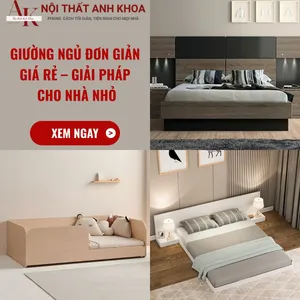 Giường Ngủ Đơn Giản Giá Rẻ – Giải Pháp Cho Nhà Nhỏ