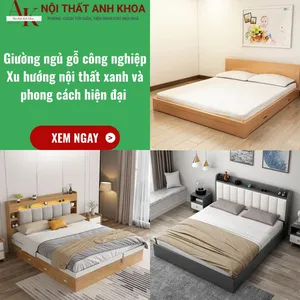 Giường Ngủ Gỗ Công Nghiệp – Xu Hướng Nội Nhất Hiện Đại Và Thân Thiện Với Môi Trường