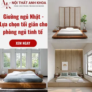 Giường Ngủ Nhật – Lựa Chọn Tối Giản Cho Phòng Ngủ Tinh Tế