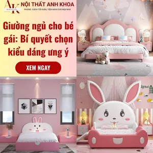 Giường Ngủ Cho Bé Gái: Bí Quyết Chọn Kiểu Dáng Ưng Ý