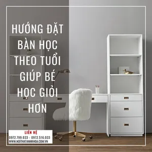 Hướng Đặt Bàn Học Theo Tuổi Giúp Bé Học Giỏi Hơn
