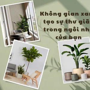 Không Gian Xanh Tạo Sự Thư Giãn Trong Ngôi Nhà Của Bạn
