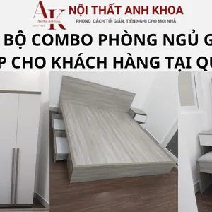 Lắp Đặt Bộ Combo Phòng Ngủ Gỗ Công Nghiệp Cho Khách Hàng Tại Quận 12