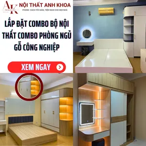 Hoàn Thiện Combo Nội Thất Phòng Ngủ Cho Khách Hàng Tại Quận 12 - TPHCM