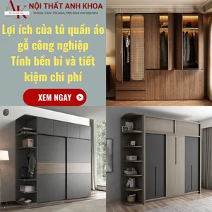 Lợi Ích Của Tủ Quần Áo Gỗ Công Nghiệp: Tính Bền Bỉ Và Tiết Kiệm Chi Phí Cho Ngôi Nhà Bạn