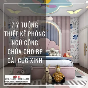 7 Ý Tưởng Thiết Kế Phòng Ngủ Công Chúa Cho Bé Gái Cực Xinh