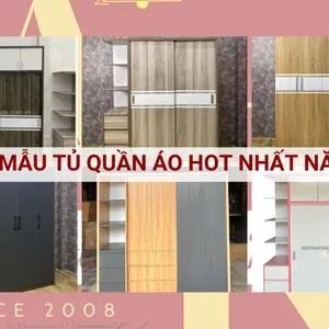 Top những mẫu tủ quần áo sẽ là xu hướng trong năm 2025
