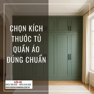 Chọn Kích Thước Tủ Quần Áo ĐÚNG Chuẩn