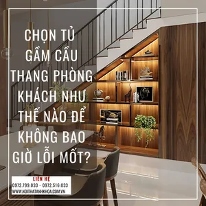 Chọn Tủ Gầm Cầu Thang Phòng Khách Như Thế Nào Để Không Bao Giờ Lỗi Mốt?
