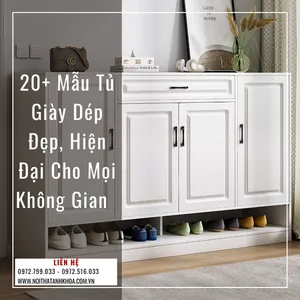 20+ Mẫu Tủ Giày Dép Đẹp, Hiện Đại Cho Mọi Không Gian