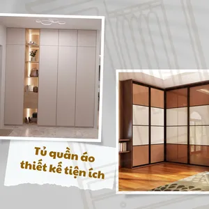 Tủ quần áo thiết kế tiện ích