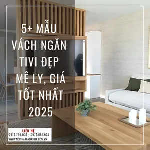 5+ Mẫu Vách Ngăn Tivi Đẹp Mê Ly, Giá Tốt Nhất 2025