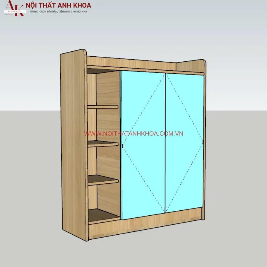 Tủ Giày Gỗ Công Nghiệp Đẹp, Hiện Đại, Giá Rẻ