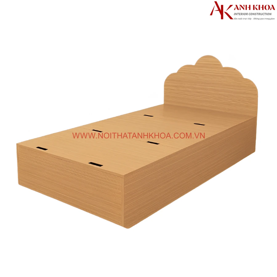 Giường Ngủ Cho Trẻ Em Gỗ MDF Đơn Giản Hiện Đại