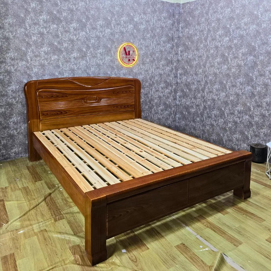Giường Ngủ Gỗ Cao Su Đẹp Giá Tốt