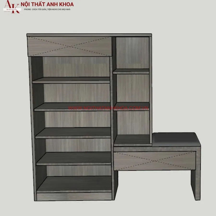 Tủ Giày Gỗ Công Nghiệp Mdf Phủ Melamine Thông Minh Tiện Lợi