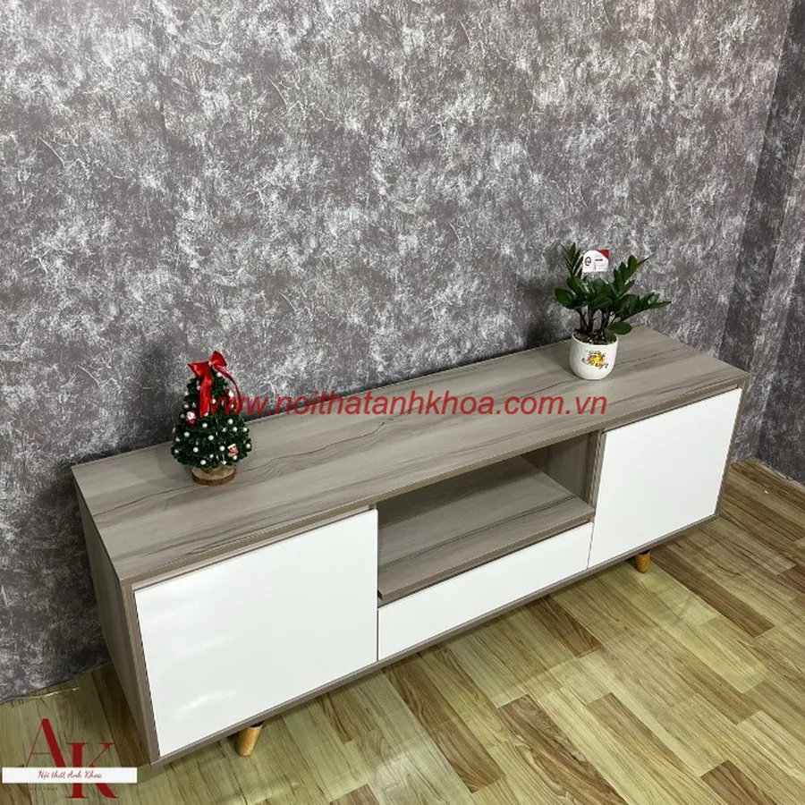 Kệ Tivi Phòng Khách Gỗ Công Nghiệp Hiện Đại Đơn Giản Giá Tốt