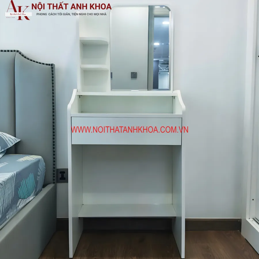 Bàn Trang Điểm Đẹp Gỗ MDF Đơn Giản Giá Rẻ