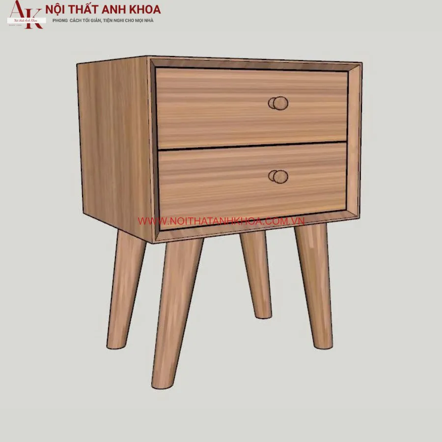 Mẫu Tab Đầu Giường Gỗ Ghép Tự Nhiên Giá Tốt