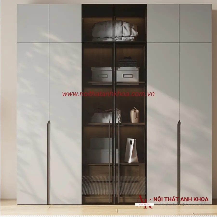 Mẫu Tủ Quần Áo Đẹp Gỗ MDF Phong Cách Bắc Âu Sang Trọng Hiện Đại