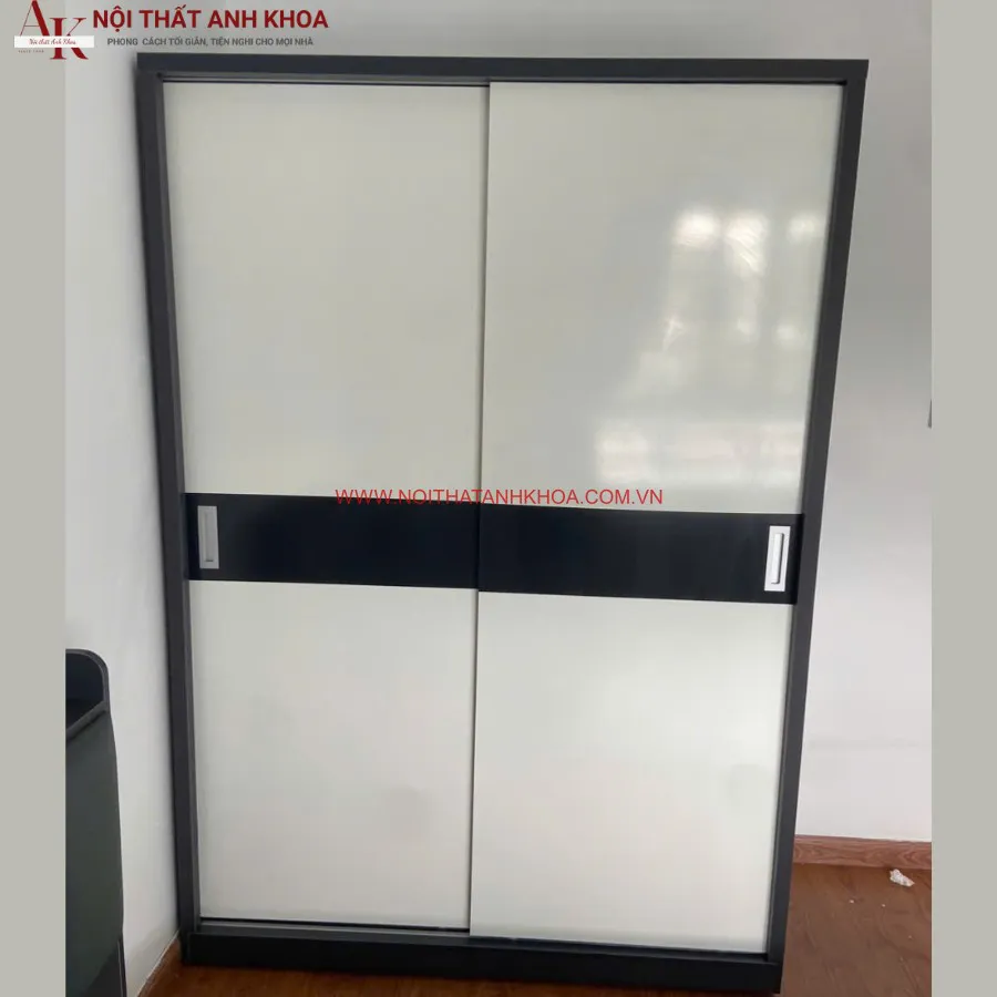 Tủ Quần Áo Cửa Lùa 2 Cánh Gỗ Công Nghiệp Đẹp Giá Rẻ