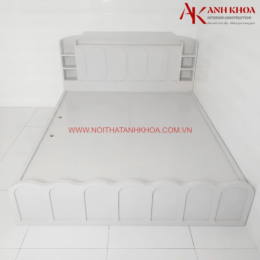 Giường Ngủ Gỗ MDF Đẹp Hiện Đại Có Ngăn Kéo