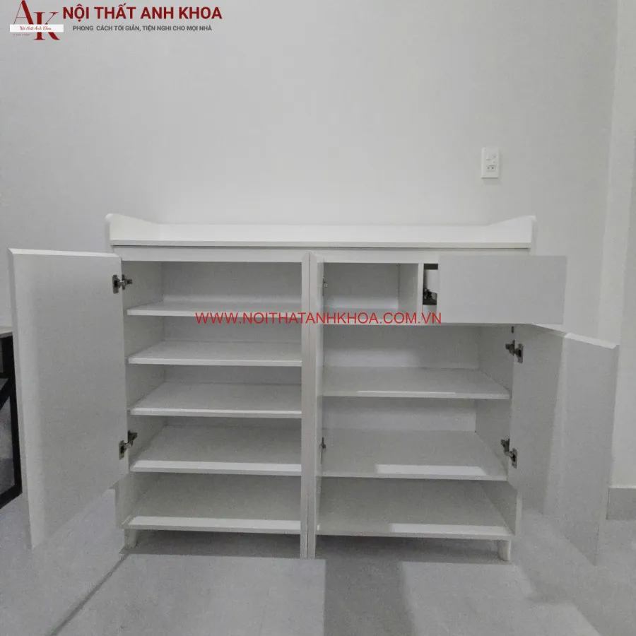Tủ Giày Gỗ Công Nghiệp Giá Rẻ Mẫu Mã Đa Dạng