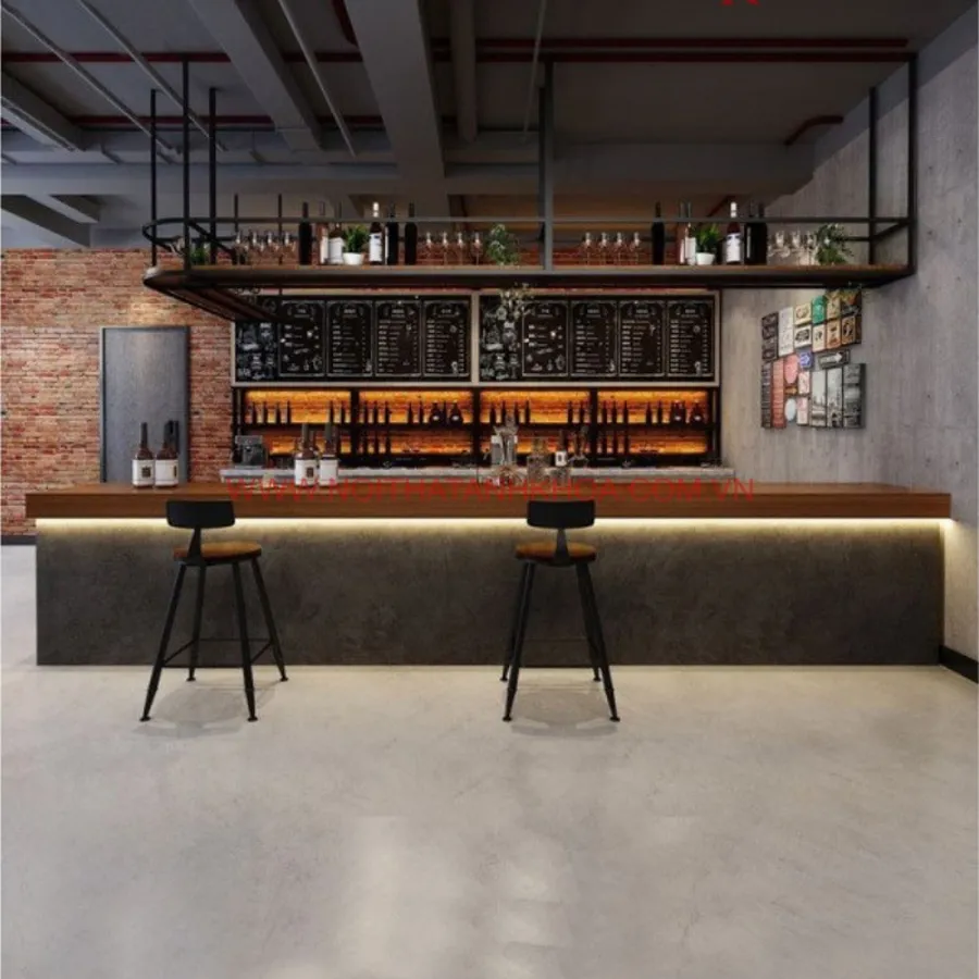 Quầy Bar Pha Chế Phong Cách Hiện Đại