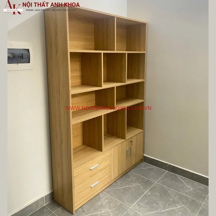 Kệ Sách Đẹp Gỗ Công Nghiệp MDF Phủ Melamine Đẹp Hiện Đại
