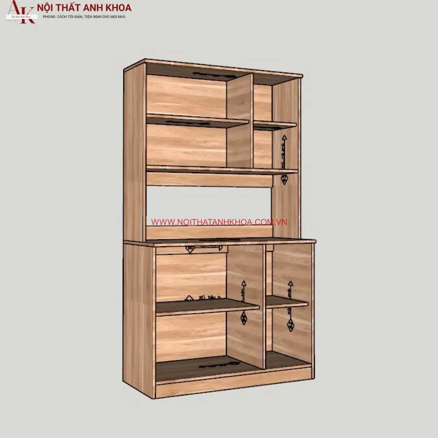 Tủ Đựng Chén Bát Thông Minh Gỗ MDF Cao Cấp Giá Rẻ