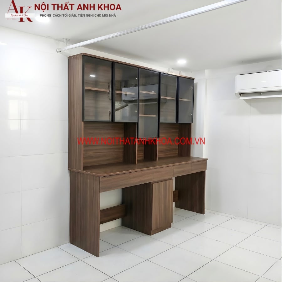 Bàn Học 2 Bé Gỗ Công Nghiệp Hiện Đại