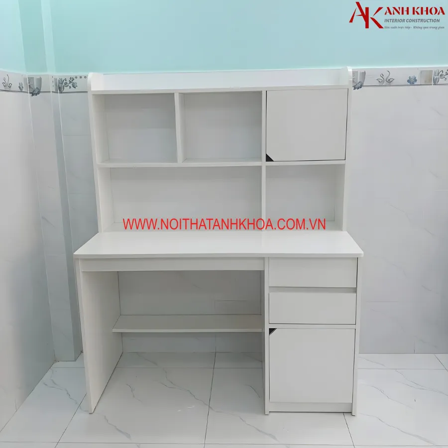 Bàn Học Gỗ Công Nghiệp Hiện Đại