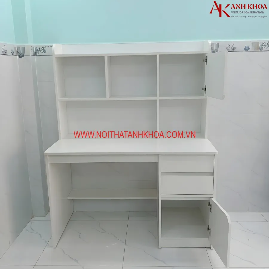 Bàn Học Gỗ Công Nghiệp Hiện Đại