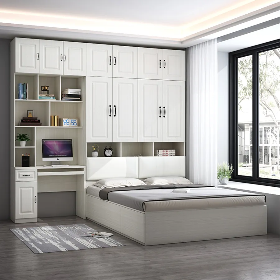Combo Phòng Ngủ Gỗ Công Nghiệp Thông Minh Hiện Đại