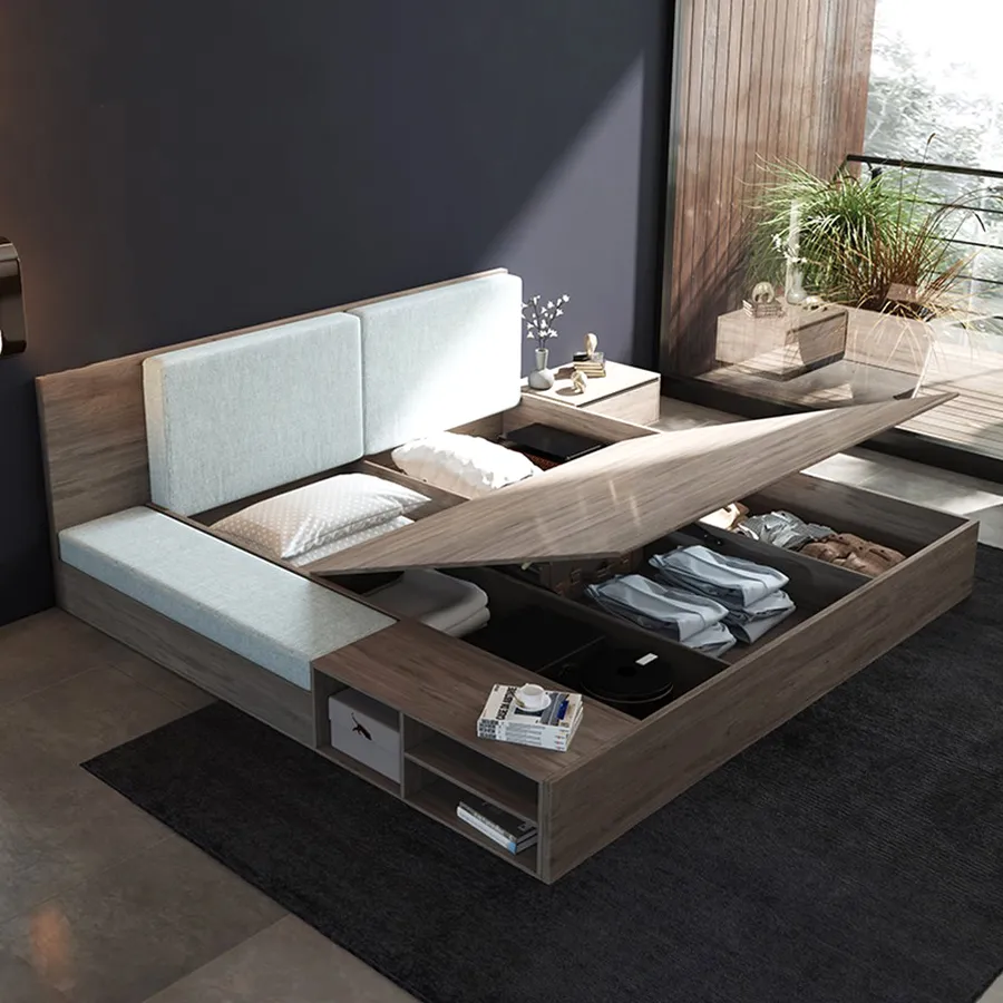 Giường Nâng Hạ Thông Minh Tiện Lợi Gỗ Công Nghiệp