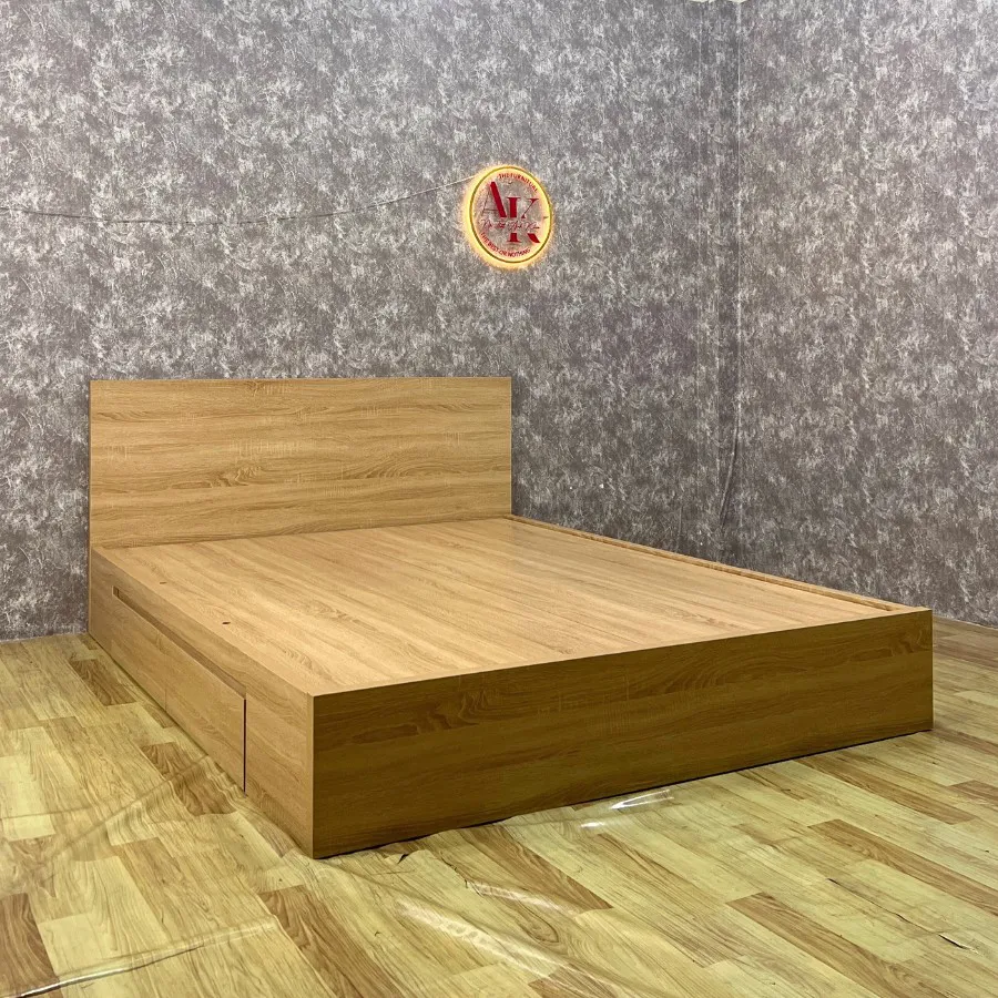 Giường Ngủ Gỗ Công Nghiệp Có Ngăn Kéo Tiện Nghi Giá Tốt