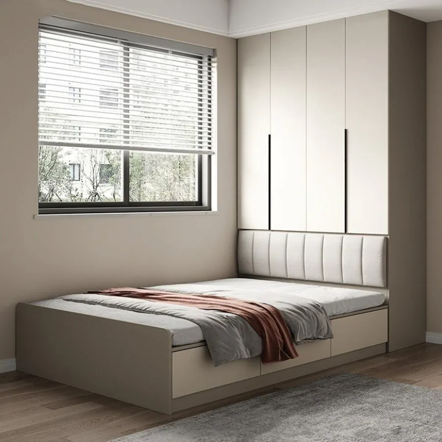 Giường Ngủ Thông Minh Gỗ MDF Sang Trọng Hiện Đại