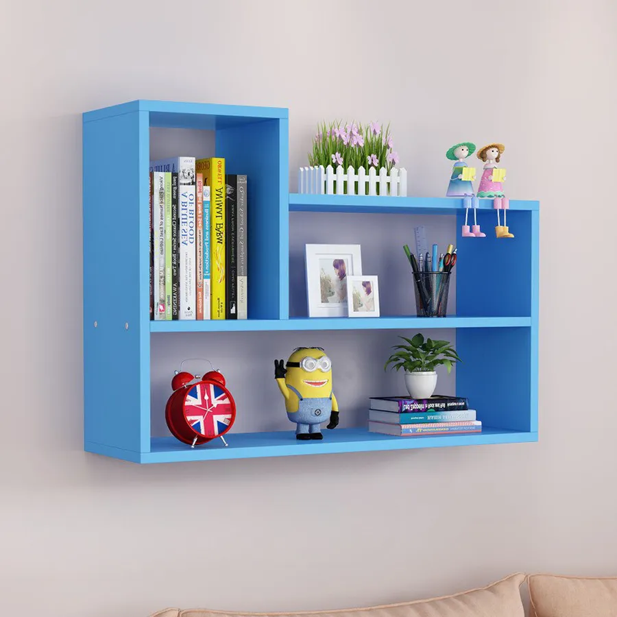 Kệ Sách Treo Tường Đẹp Gỗ Công Nghiệp Giá Tốt
