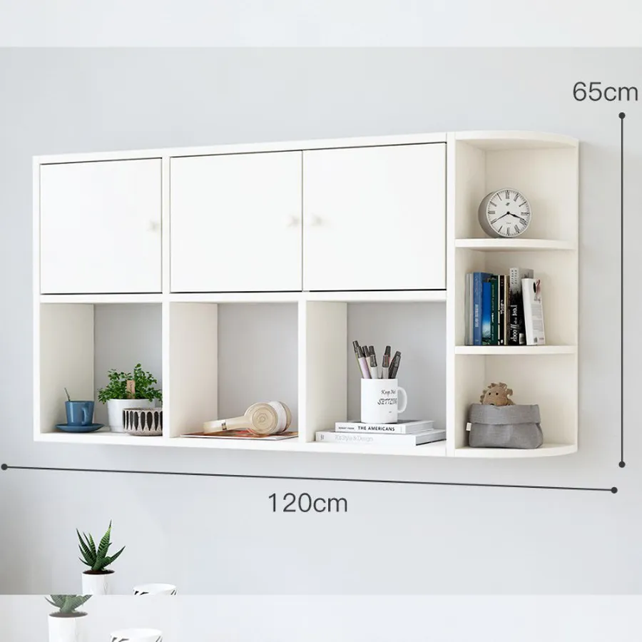 Kệ Sách Treo Tường Gỗ MDF Hiện Đại Tiện Lợi