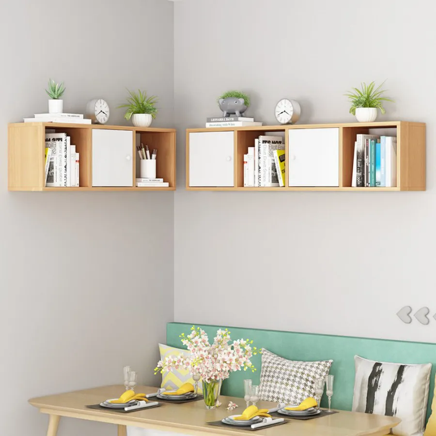 Kệ Sách Treo Tường Nhỏ Gọn Gỗ Công Nghiệp Giá Rẻ