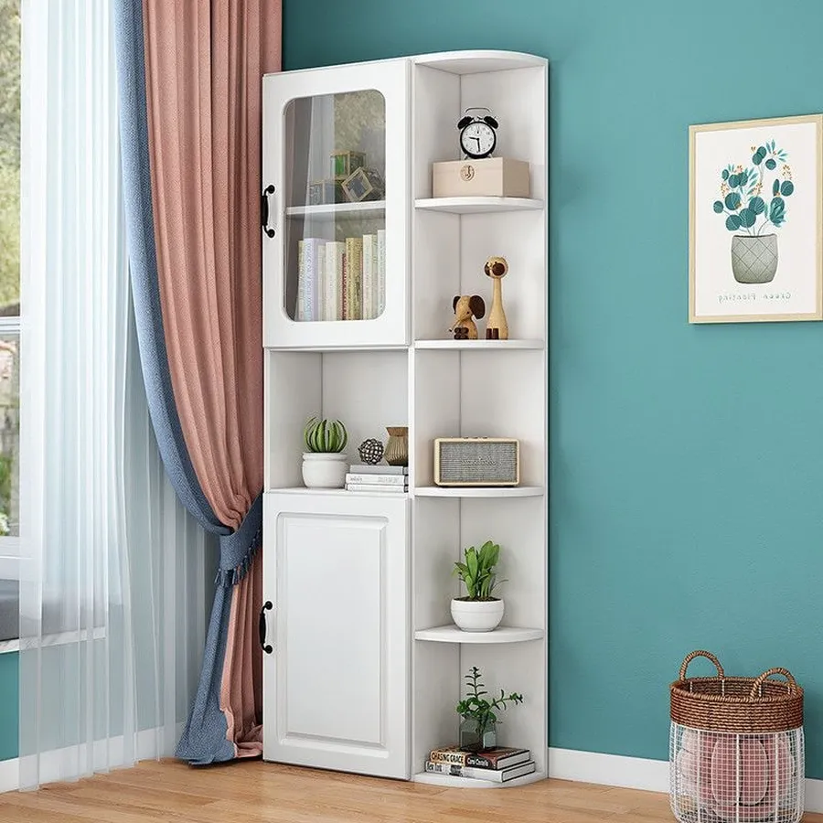 Kệ Trang Trí Phòng Khách Đa Năng Gỗ Công Nghiệp