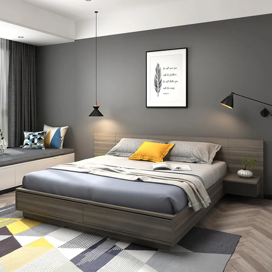 Mẫu Giường Ngủ Thông Minh Hiện Đại Gỗ MDF Cao Cấp