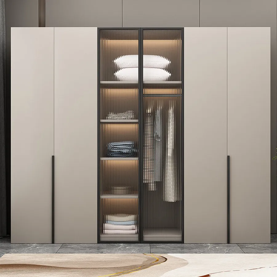 Tủ Quần Áo Cánh Kính Gỗ MDF Thiết Kế Sang Trọng Hiện Đại