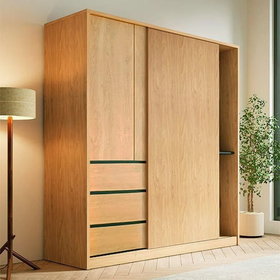 Tủ Quần Áo Gỗ Công Nghiệp Cửa Lùa Giá Rẻ