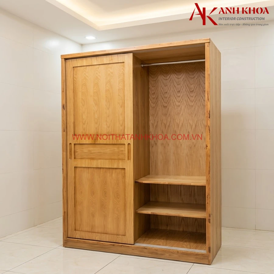 Tủ Áo Gỗ Tự Nhiên Thiết Kế Đa Năng Giá Tốt