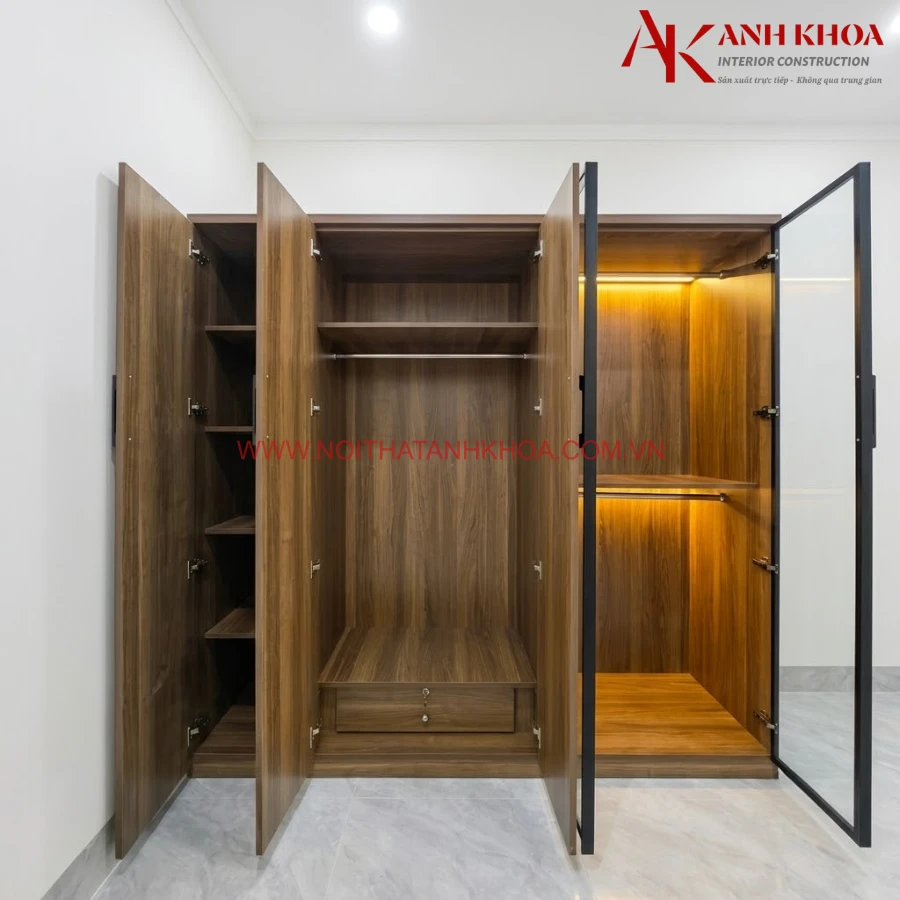 Tủ Áo Cánh Kính Mẫu Mã Đẹp Hiện Đại