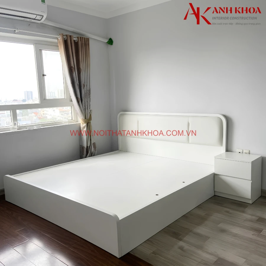 Giường Ngủ Hộp Gỗ Công Nghiệp Đa Dạng Màu Sắc