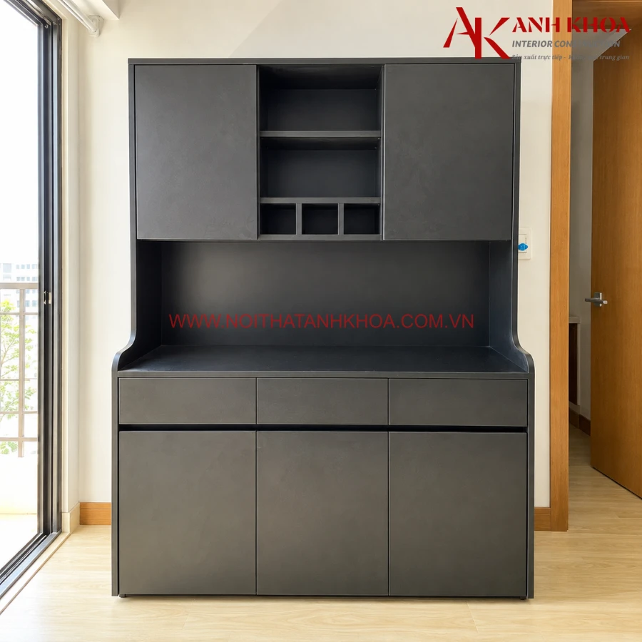 Tủ Bếp Mini Cho Phòng Trọ Gỗ Công Nghiệp Đẹp Bền